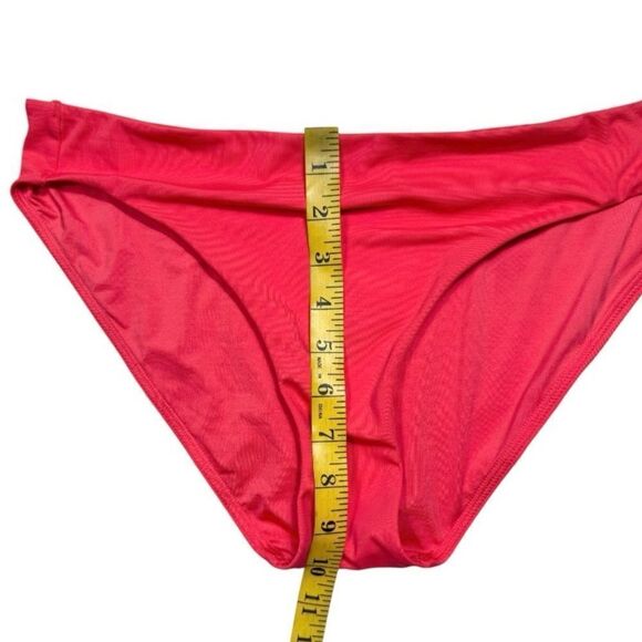 CUUP The Brief Bikini Bottom In Hibiscus Orange - Picture 8 of 9